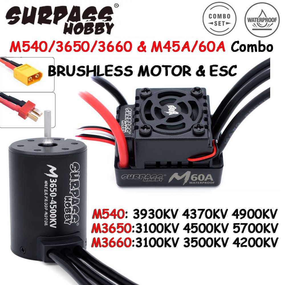 Rc Hobby Shop - SURPASS HOBBY M540 M3650 M3660 Combo