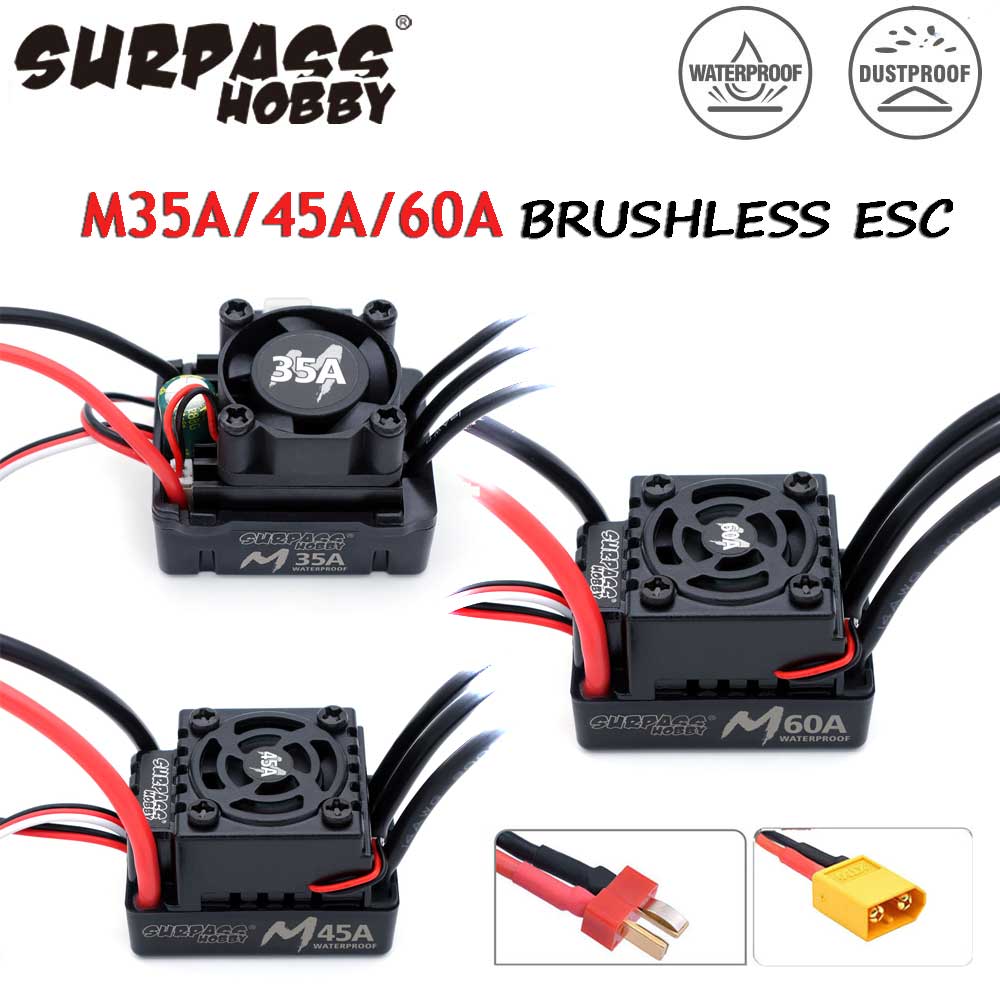 Rc Hobby Shop - Surpass Hobby Wasserdichter RC ESC M35A/45A/60A