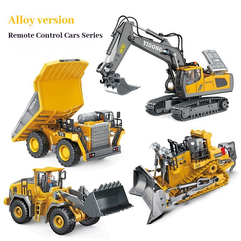Rc Excavator Hobby - YIGONG Legierungs-Ferngesteuertes Baufahrzeug 2.4G Drahtloser RC-Bagger