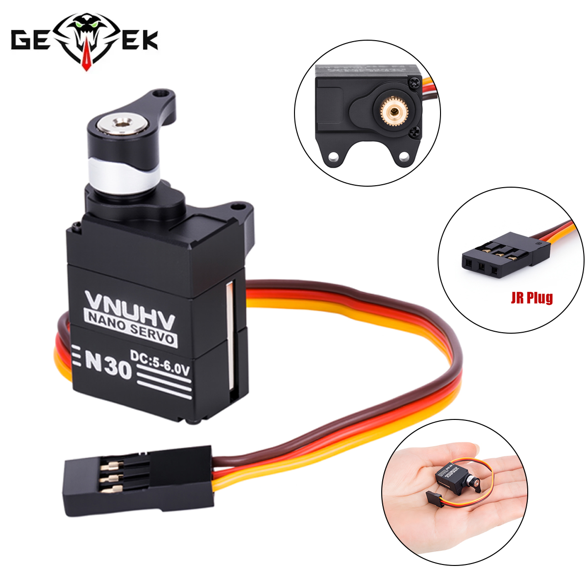 Servo Metal Gear - Aluminium Digital-Servo mit Servo-Saver und Metallgetriebe