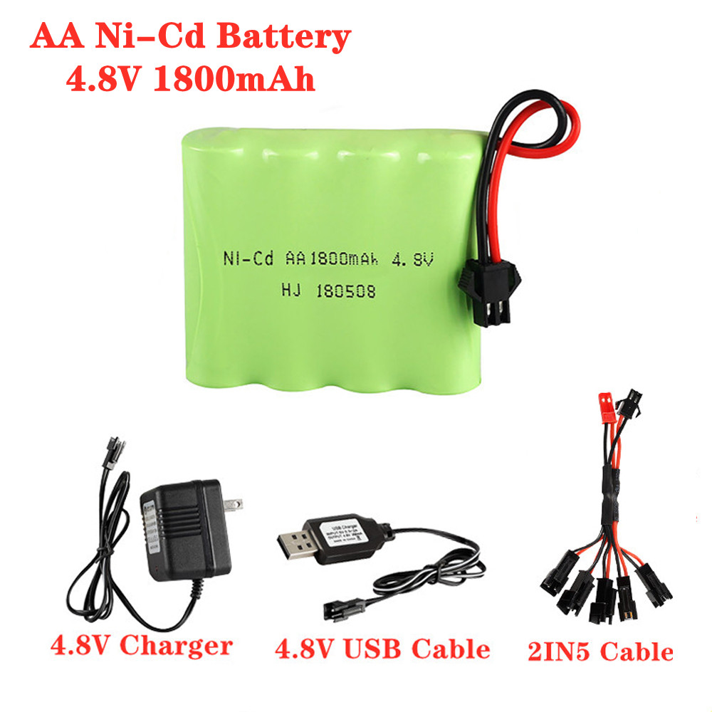 Rc Hobby Tank - 4,8 V 1800 mAh Ni-Cd AA