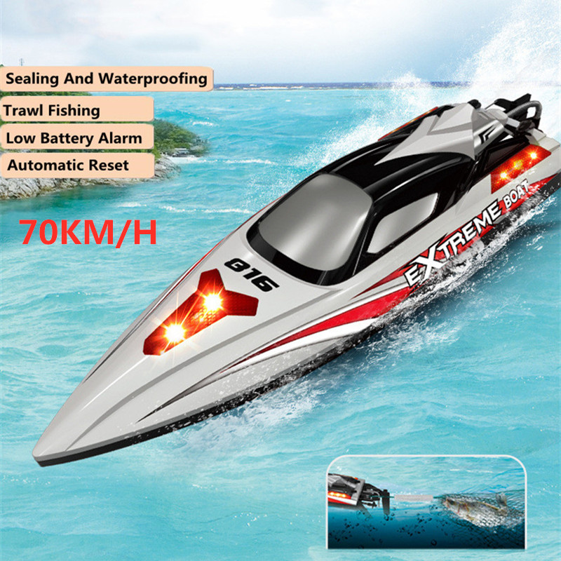 Rc Hobby Grade Boat - 70 km/h Hochgeschwindigkeits-Ferngesteuertes Boot RC Speedboot
