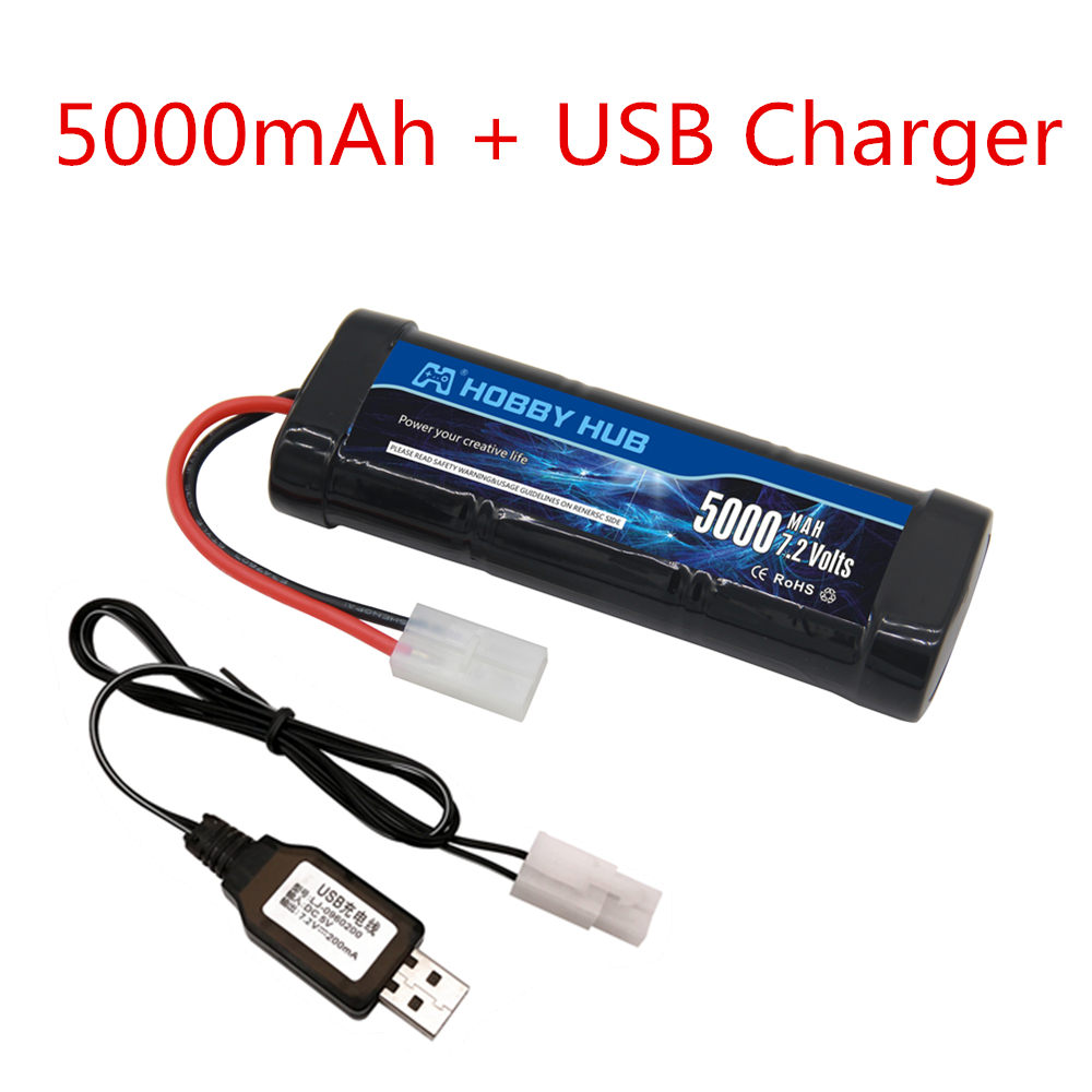 Neuer 7,2-V-Akku, 5000/6800 mA – Rc Hobby Tank Bewertung und Preis