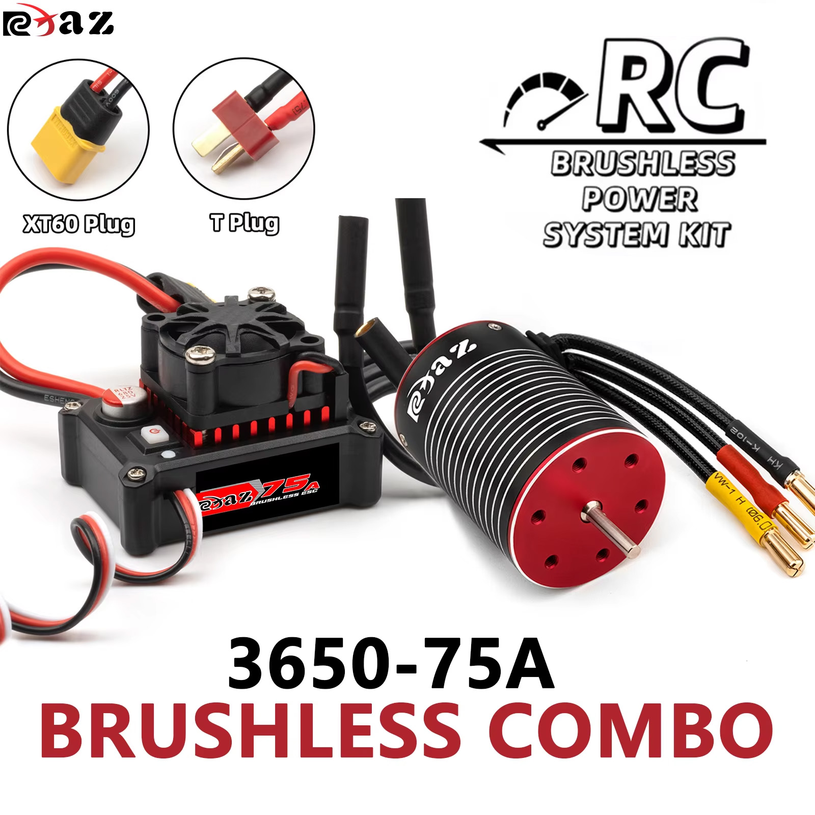 RCXAZ 3650 Brushless Motor 75A – Rc Hobby Shop Bewertung und Preis