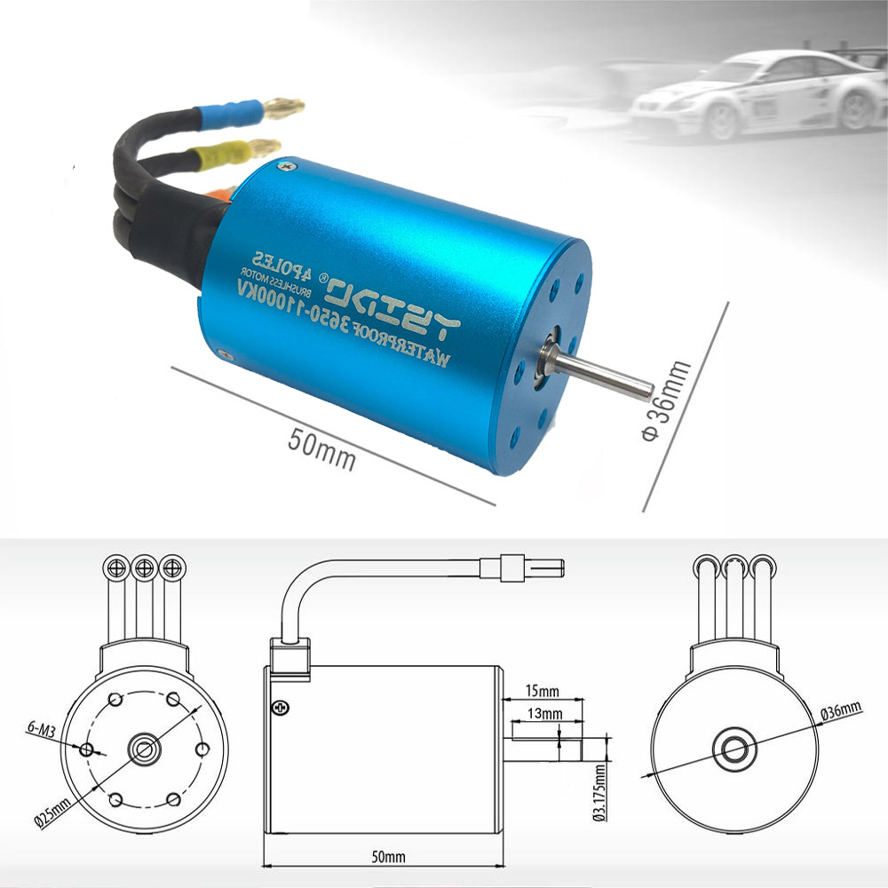 YSIDO 3650 Bürstenloser Motor  – Rc Hobby Shop Bewertung und Preis