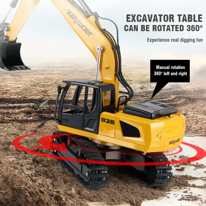 Huina Rc Bagger 1/24 9Ch Fernb – Rc Excavator Hobby Bewertung und Preis