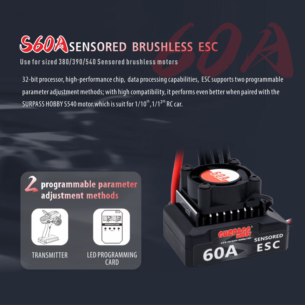 SURPASSHOBBY Bürstenloser ESC  – Rc Hobby Shop Bewertung und Preis