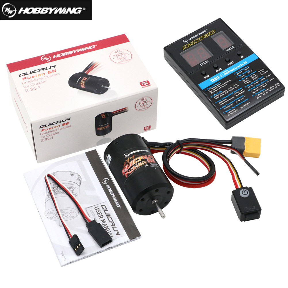 Hobbywing QuicRun Fusion SE 12 – Rc Hobby Engine Bewertung und Preis