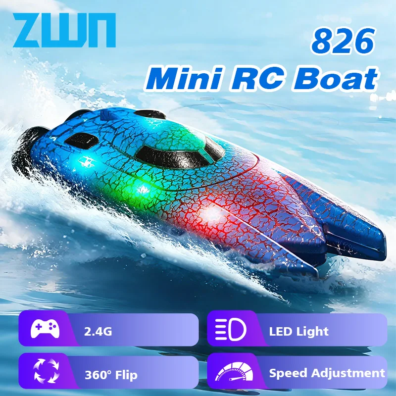 2,4G Mini RC-Boot mit Beleucht – Rc Hobby Grade Boat Bewertung und Preis